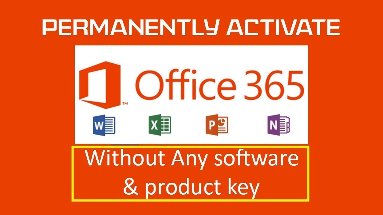 Aktivasi Office 365 Tanpa Software