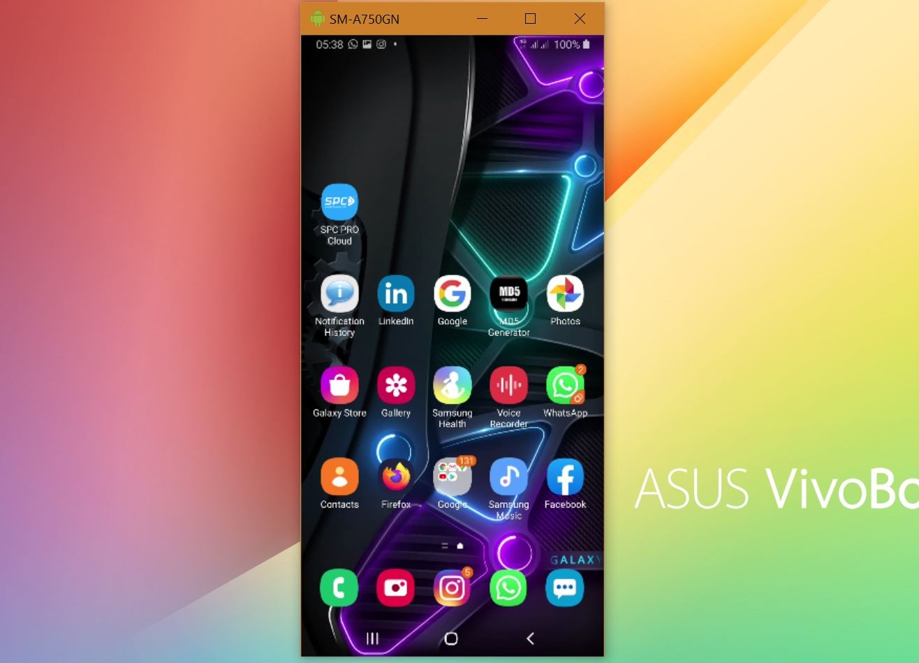 Mirroring/Kendalikan HP Android Dari PC
